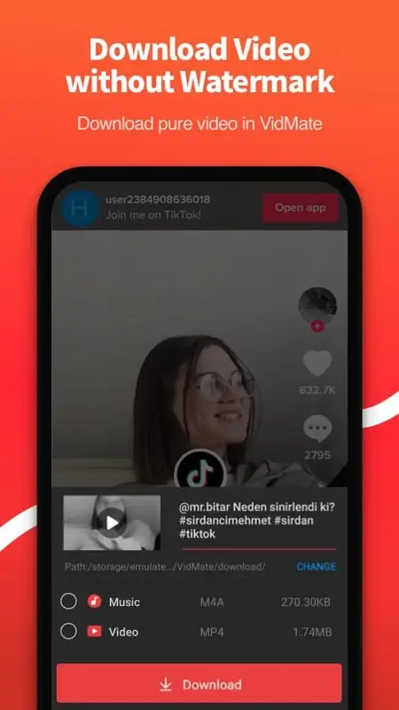 Screenshot VidMate APK