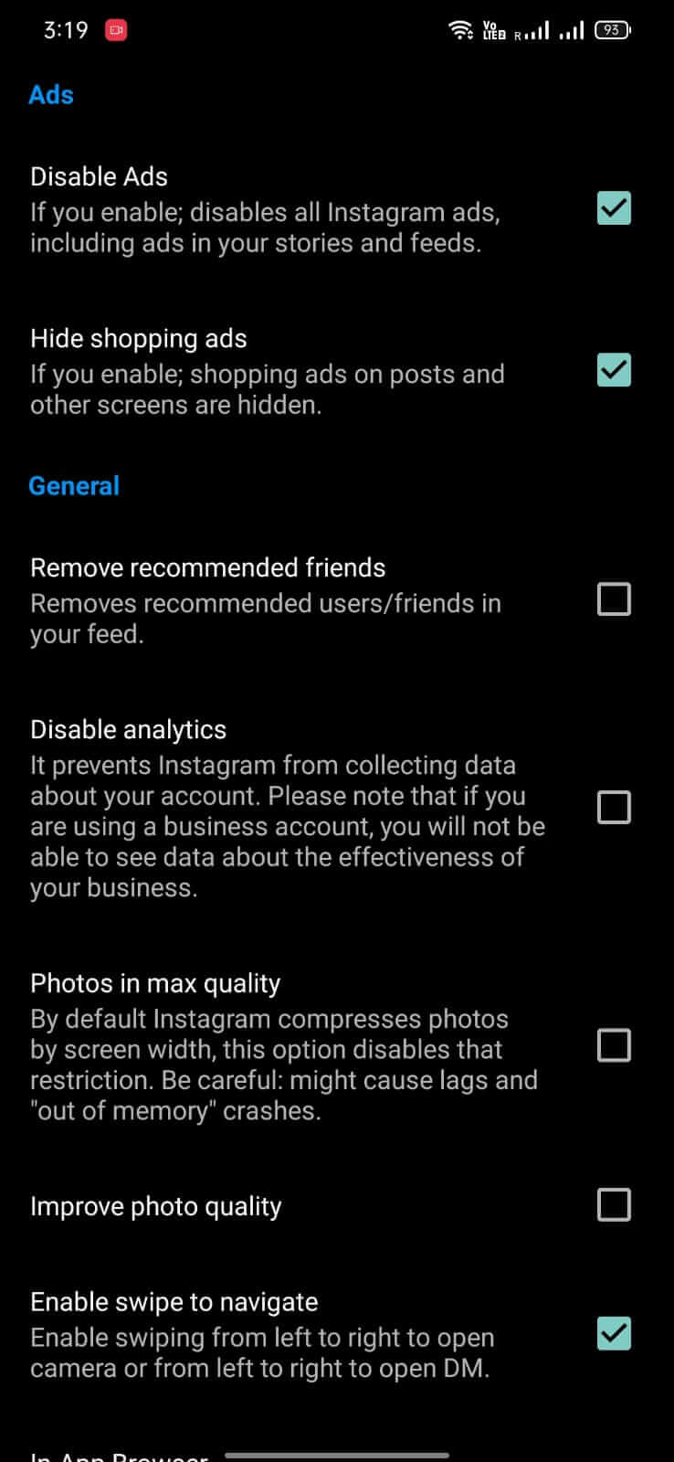 Screenshot Insta Aero APK v24.0.0 untuk Android