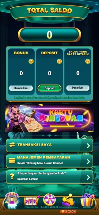 Screenshot JayaBet APK