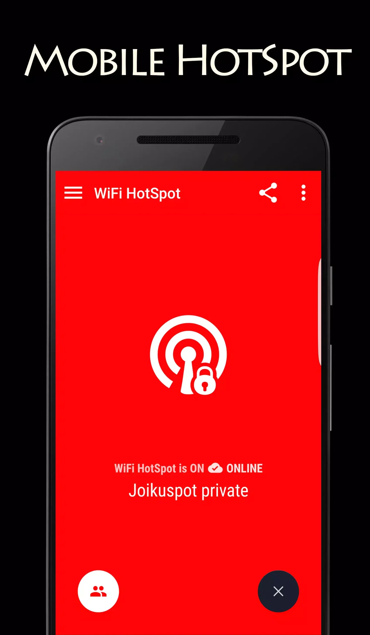 Screenshot JoikuSpot WiFi Hotspot APK v2.0.1