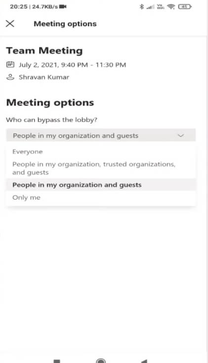 Screenshot Microsoft Teams APK