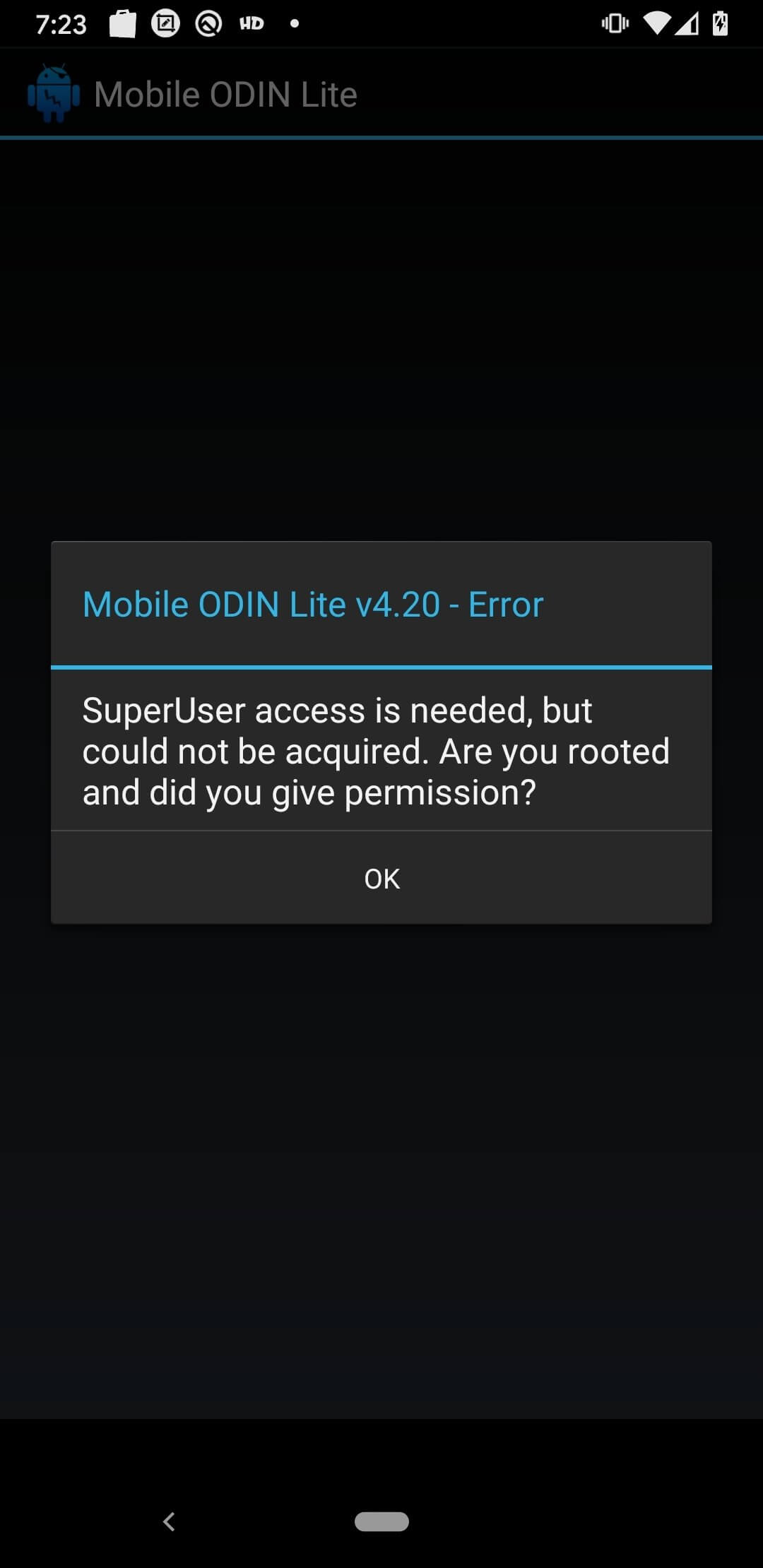 Screenshot Mobile Odin APK