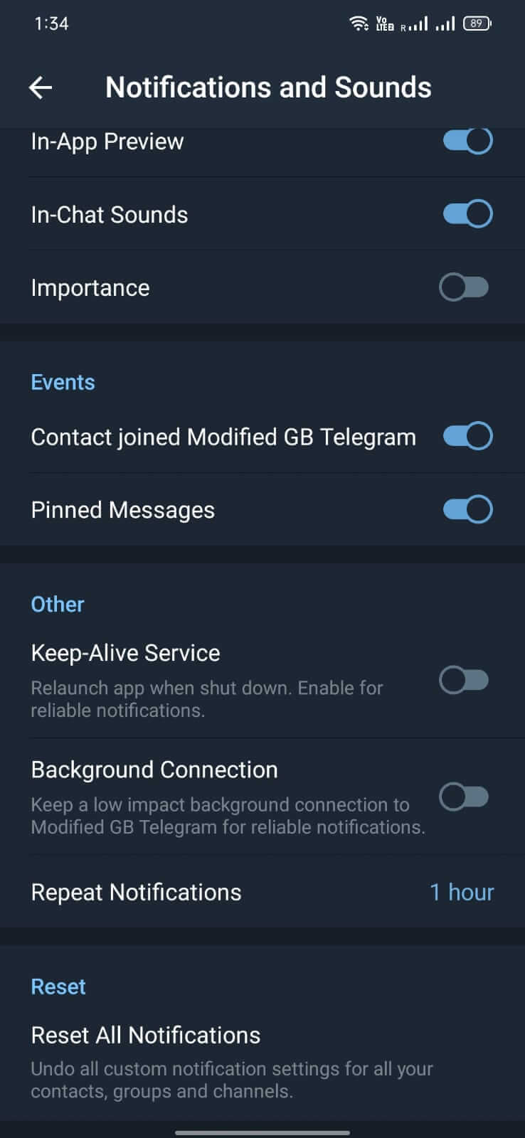 Screenshot GB Telegram APK v12.7.3