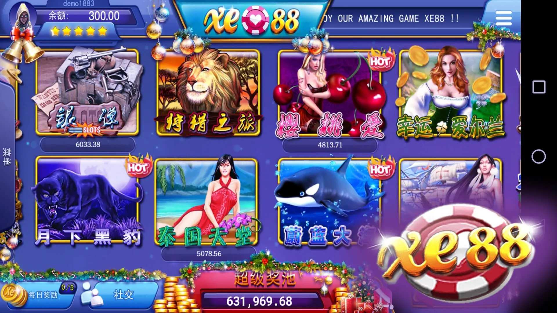 Screenshot Xe88 APK