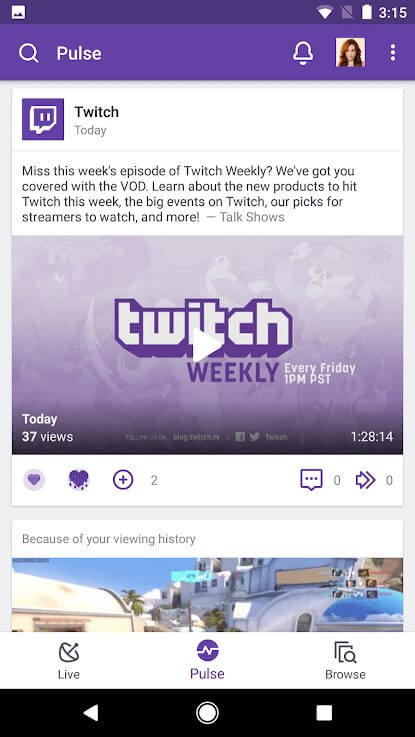 Screenshot Twitch APK v28.4.1_BETA untuk Android