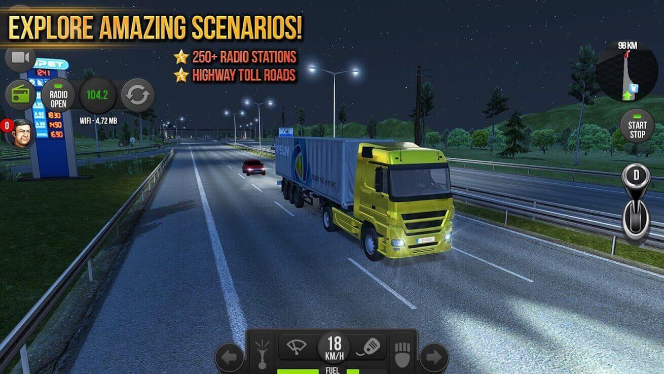 Screenshot Truck Simulator 2018: Europe APK v1.4.0