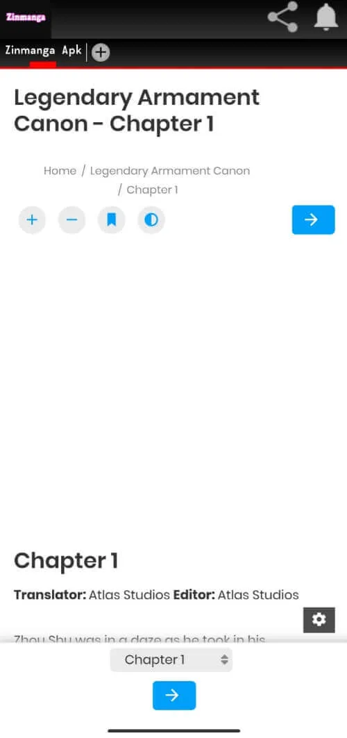 Screenshot Zinmanga APK v9.8 Terbaru