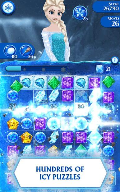 Screenshot Frozen Free Fall APK