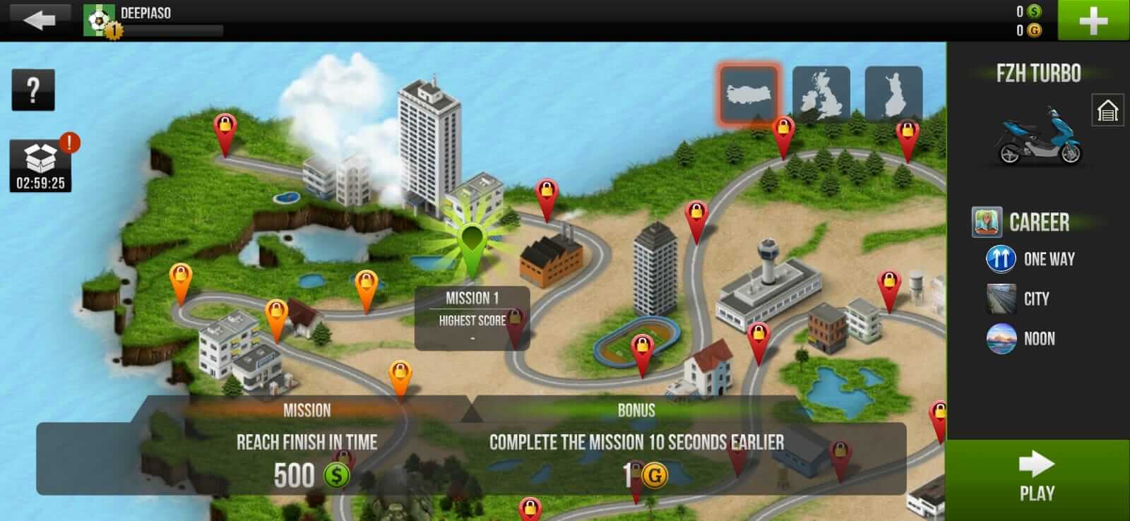 Screenshot Traffic Rider APK v2.11 untuk Android