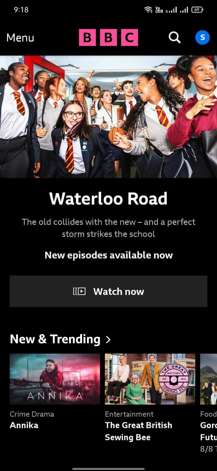 Screenshot BBC iPlayer APK Download Versi 2.16.1.11115