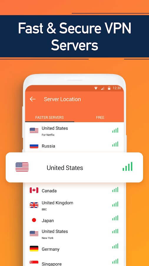 Screenshot Turbo VPN APK v4.2.9.12
