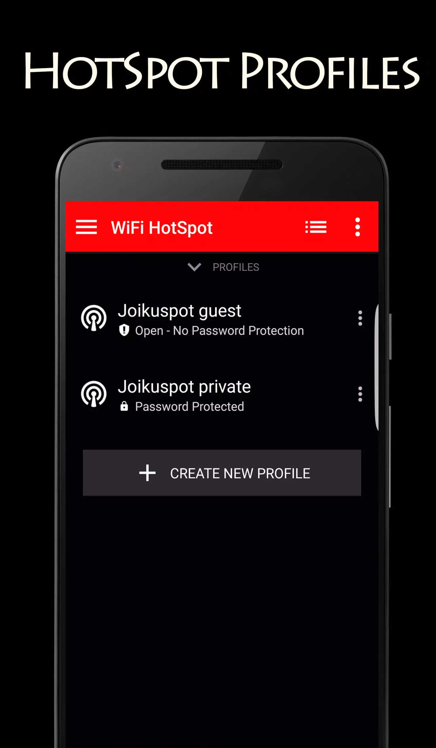 Screenshot JoikuSpot WiFi Hotspot APK v2.0.1