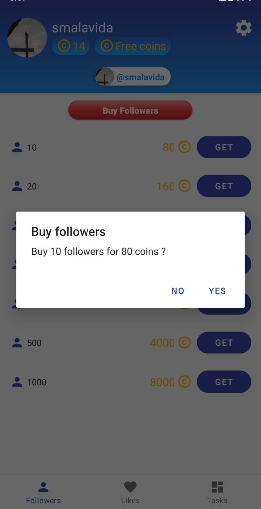 Screenshot Top Follow APK v5.5.7-R