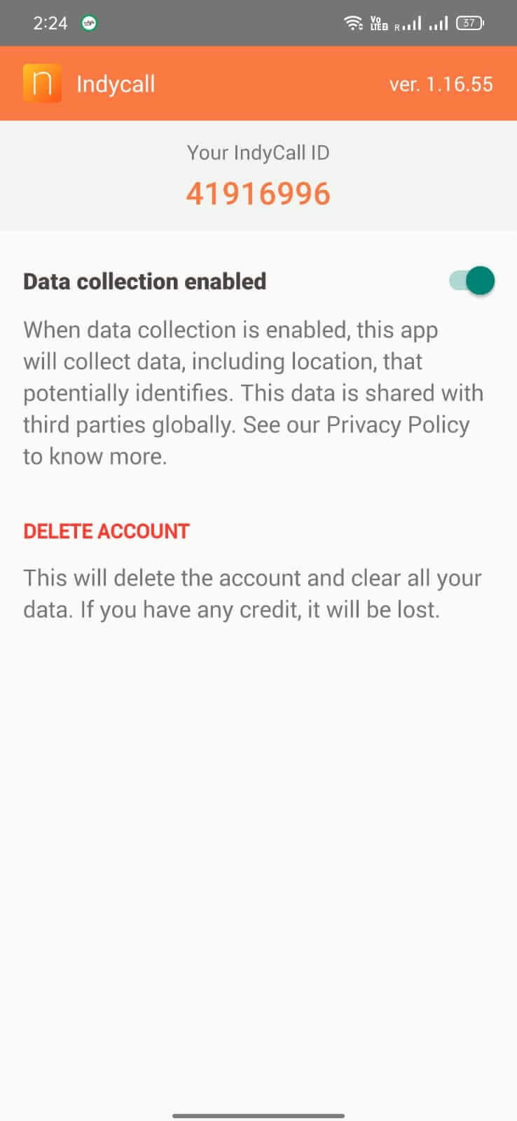 Screenshot Indycall APK v1.17.4