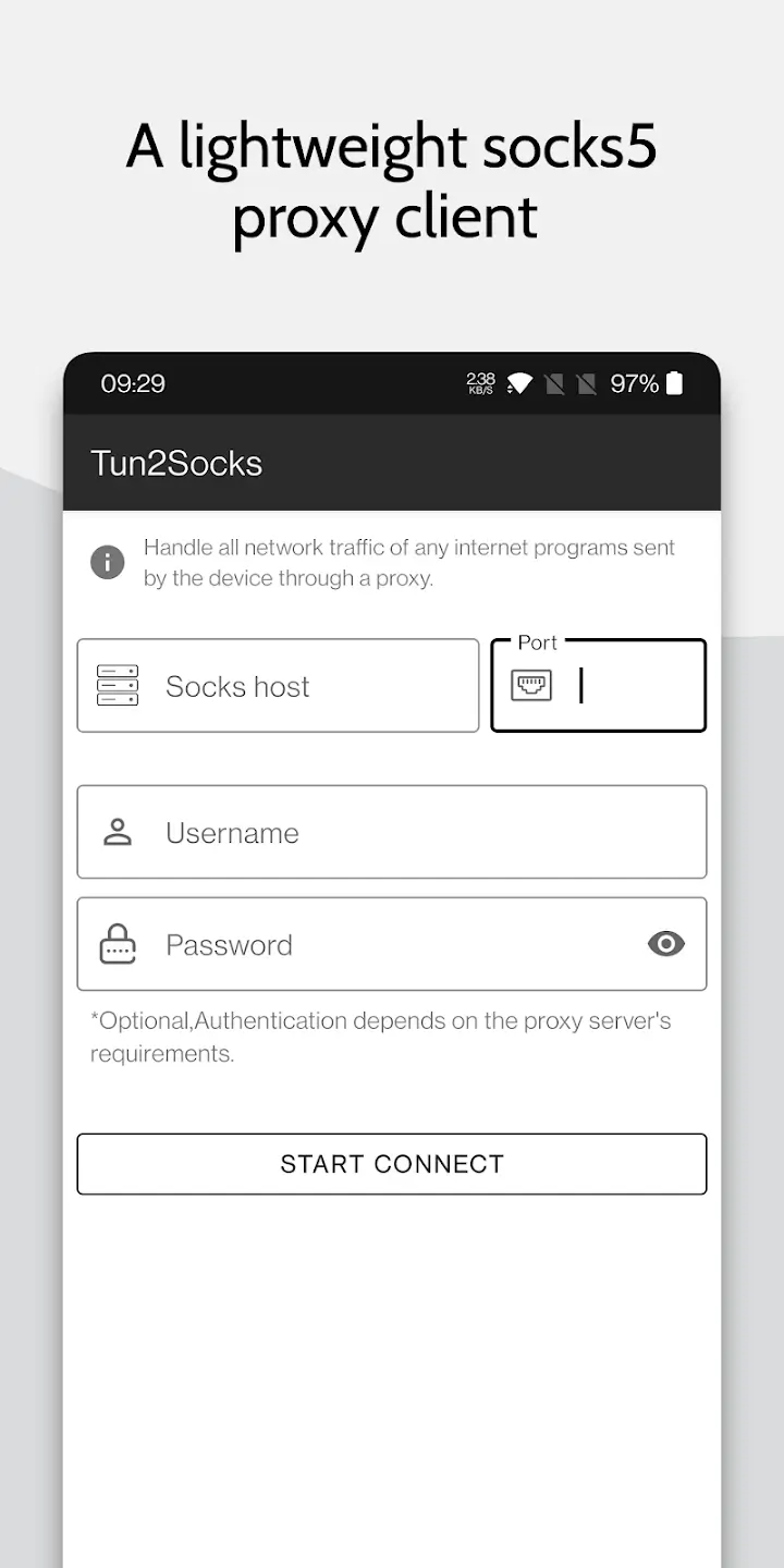 Screenshot Tun2Socks APK v1.5.0
