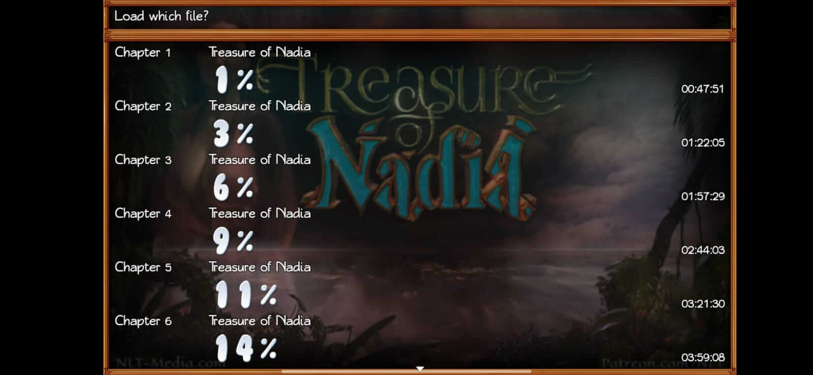 Screenshot Treasure of Nadia