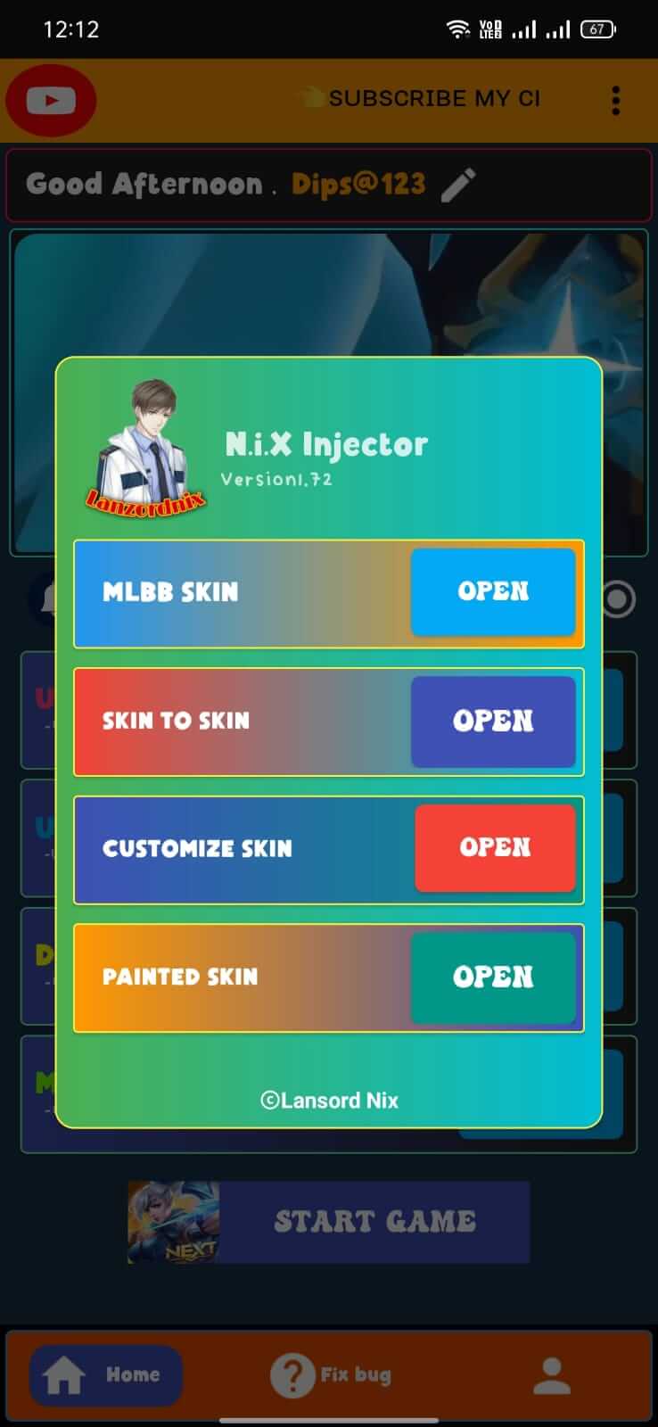 Screenshot NiX Injector APK v2.29