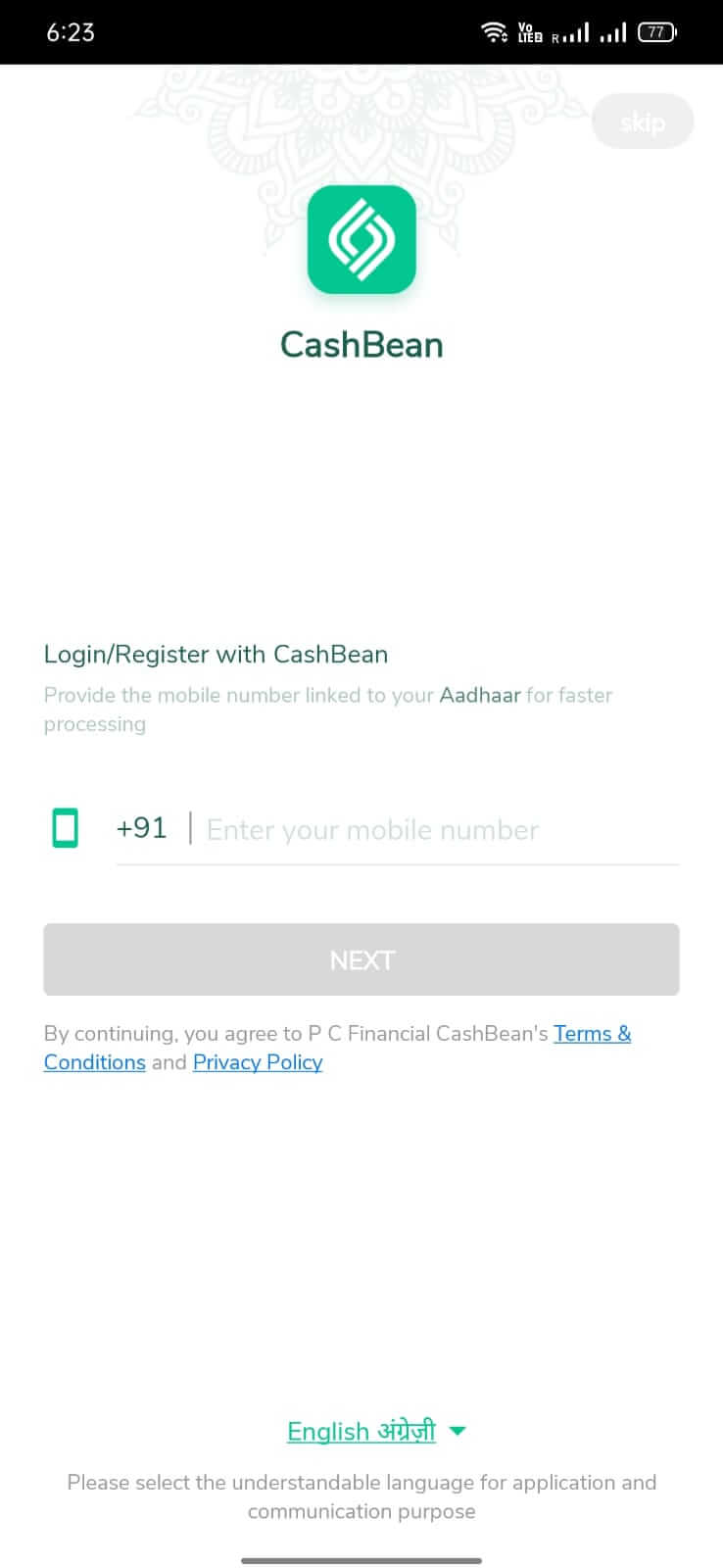 Screenshot CashBean APK