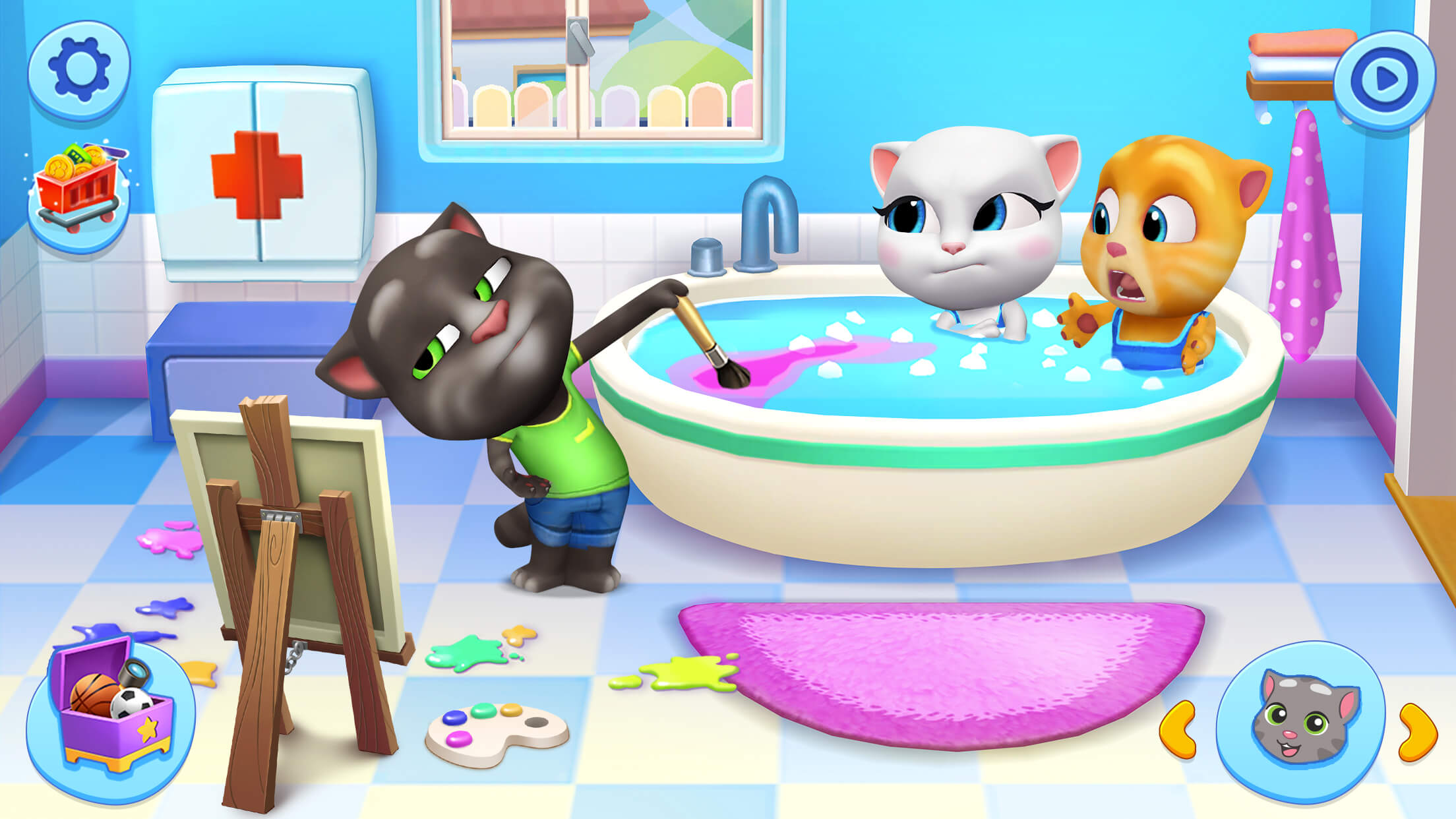 Screenshot My Talking Tom Friends APK