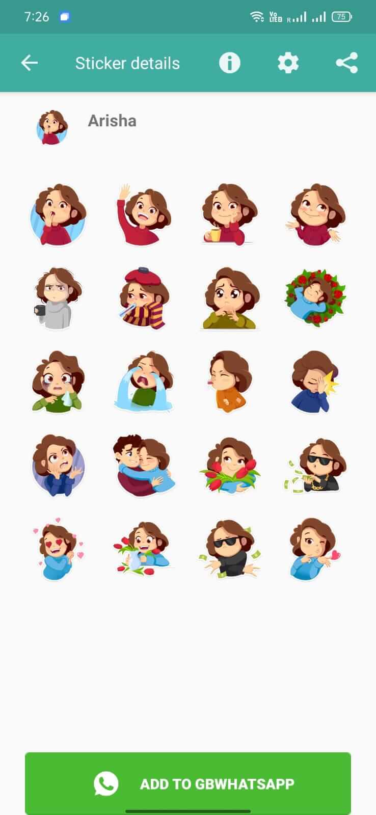 Screenshot GBStickers APK v2.00 untuk Android