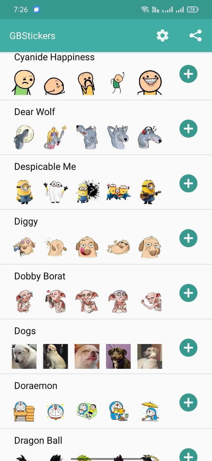 Screenshot GBStickers APK v2.00 untuk Android