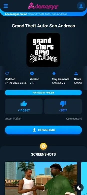 Screenshot Adescare Online APK v4.7