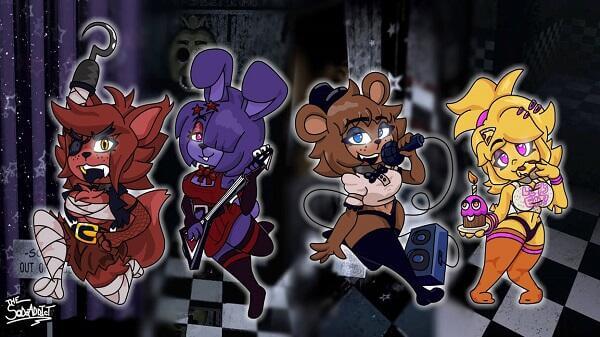 Screenshot NSaFN APK v0.4 – Game Simulasi Klub Malam dengan Grafis Animatronics