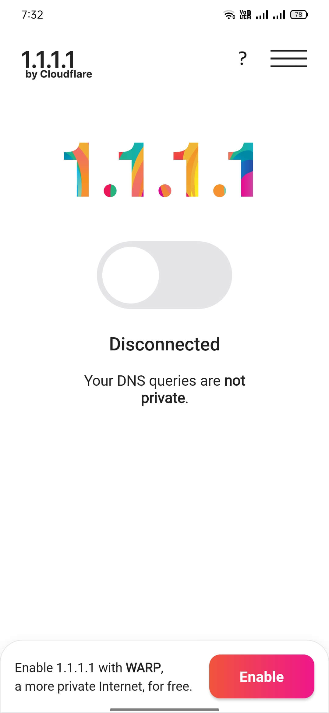 Screenshot 1.1.1.1 VPN + WARP APK v6.38.7