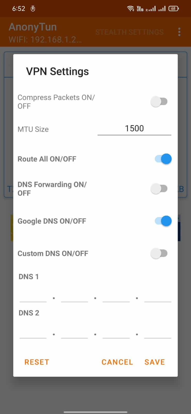 Screenshot AnonyTun APK 14.1