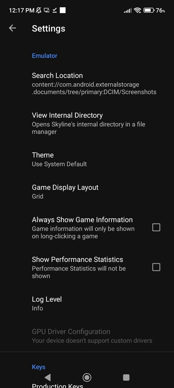 Screenshot Skyline Emulator APK v0.3