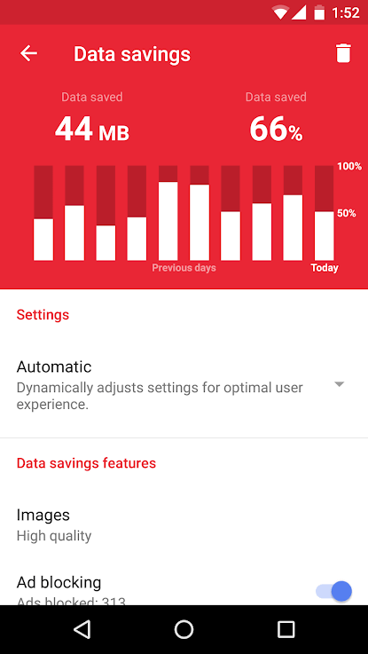 Screenshot Opera Mini APK