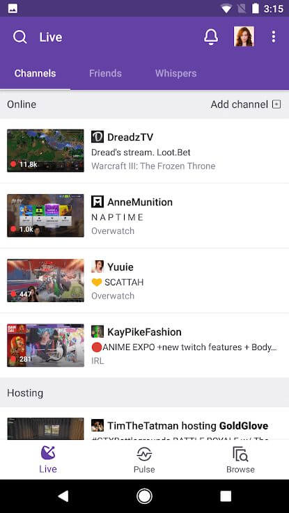 Screenshot Twitch APK v28.4.1_BETA untuk Android