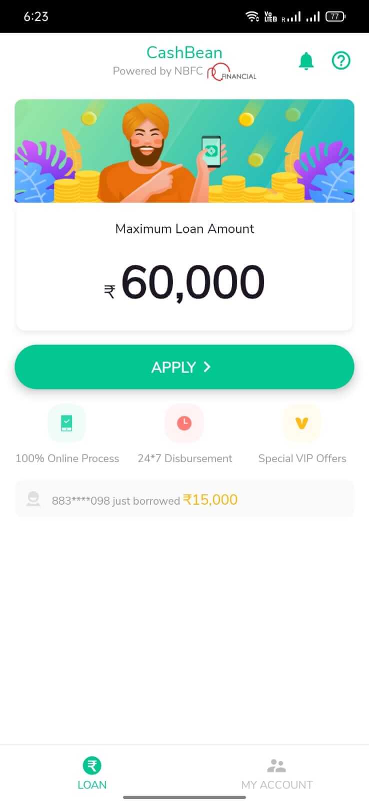 Screenshot CashBean APK