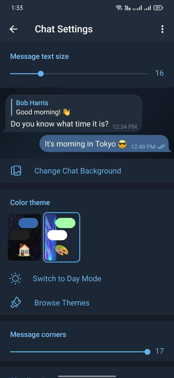 Screenshot GB Telegram APK v12.7.3