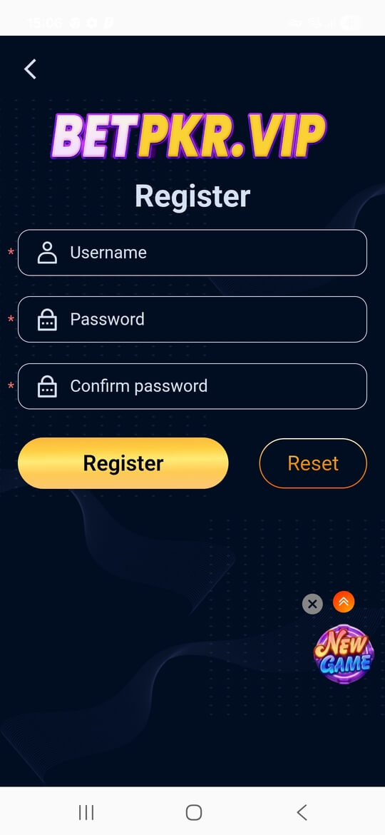 Screenshot BETPKR APK 2.4.52 untuk Android