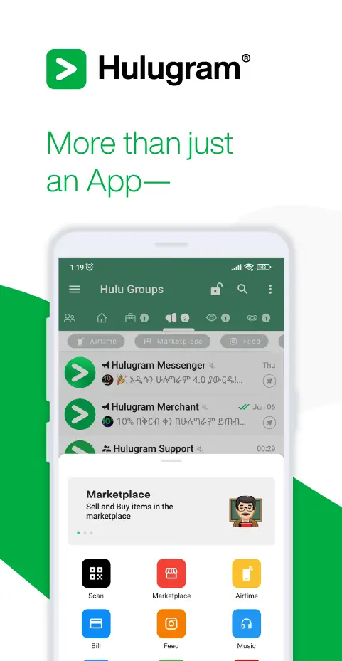 Screenshot Hulugram Messenger APK 7.8.6H-12.1.1T