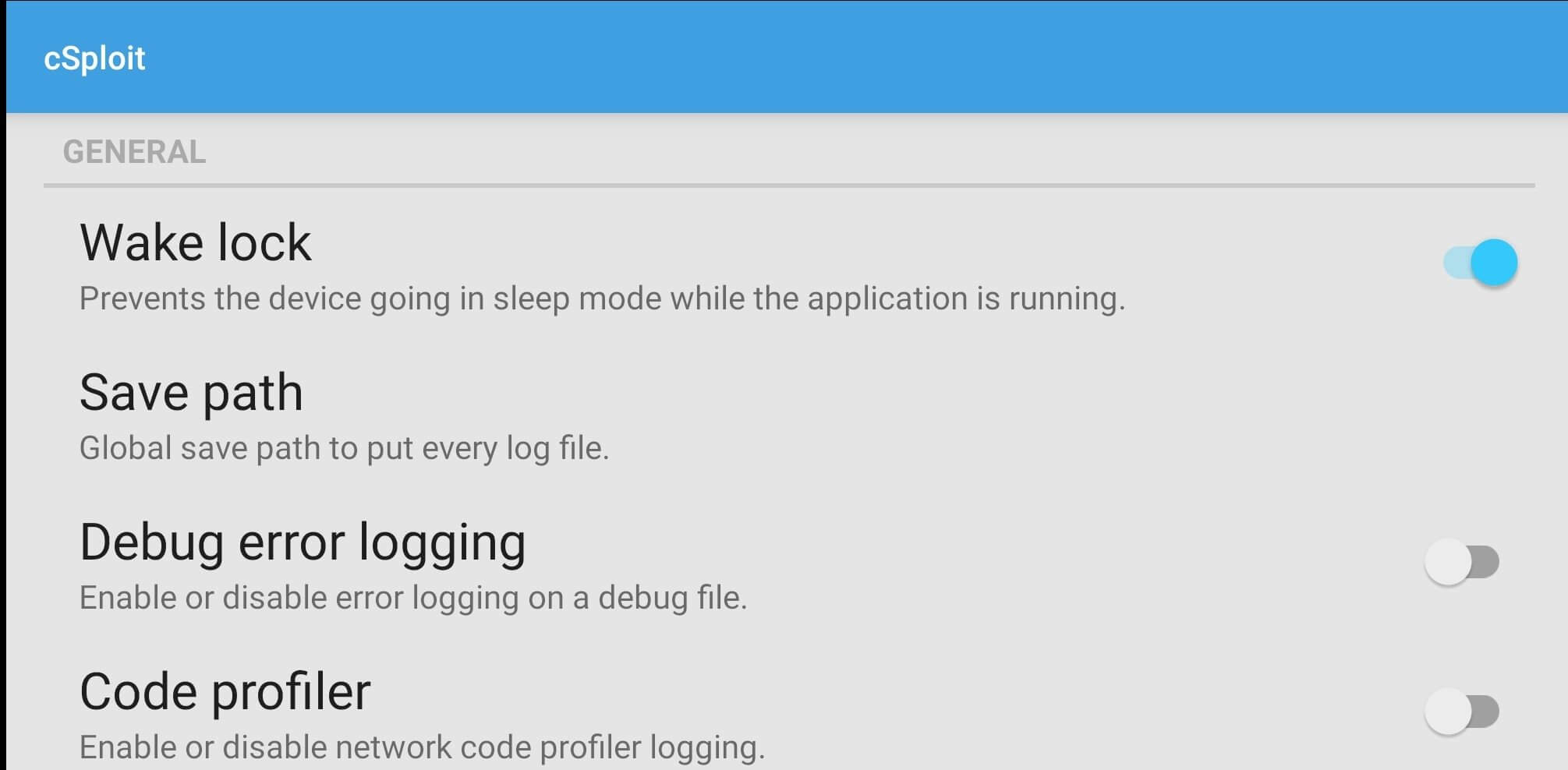 Screenshot cSploit APK