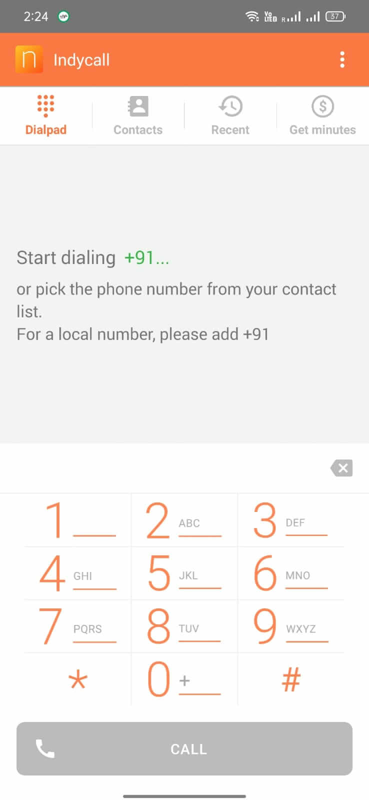 Screenshot Indycall APK v1.17.4