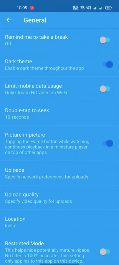 Screenshot YouTube Blue APK: Fitur Premium YouTube Gratis