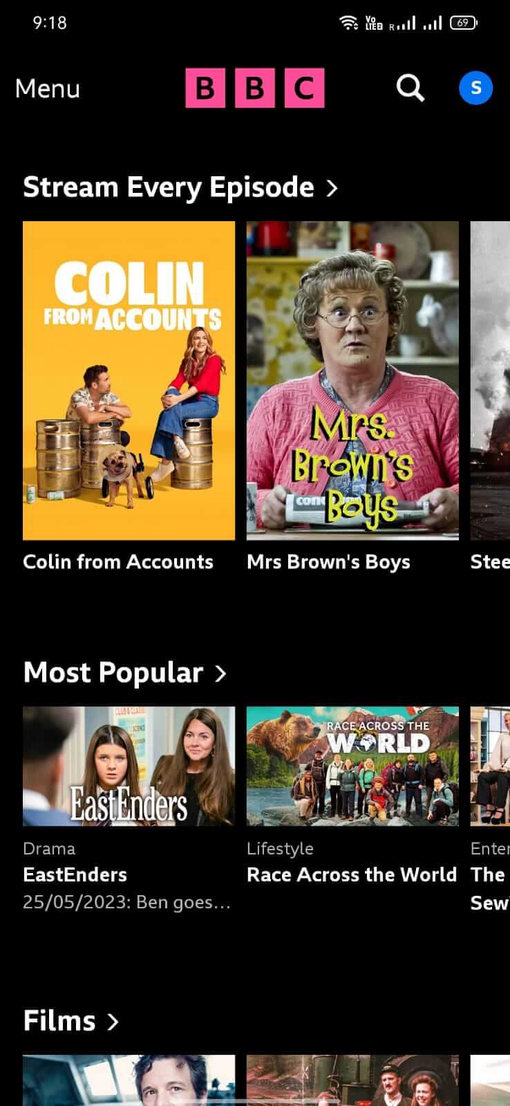 Screenshot BBC iPlayer APK Download Versi 2.16.1.11115