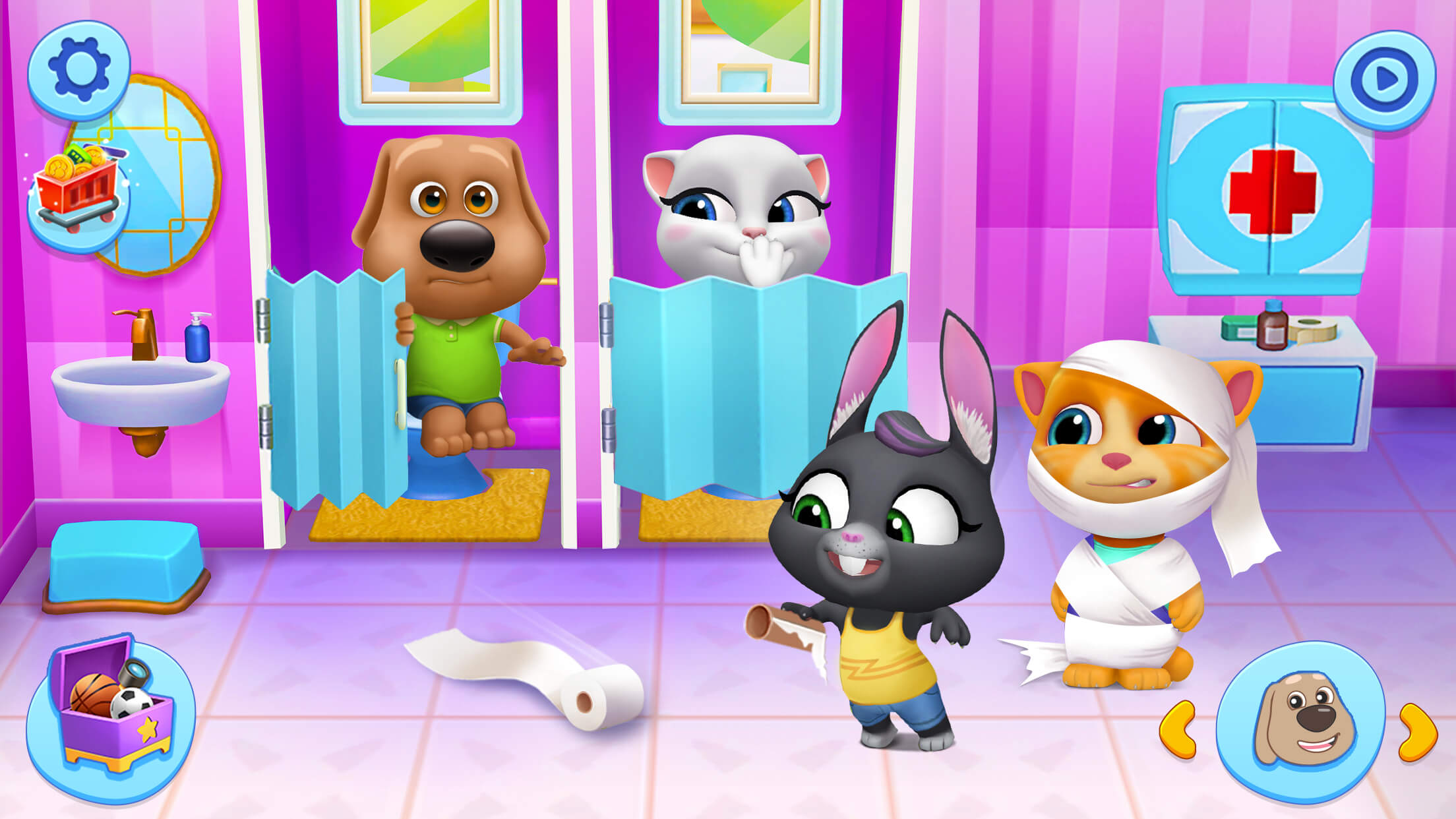 Screenshot My Talking Tom Friends APK