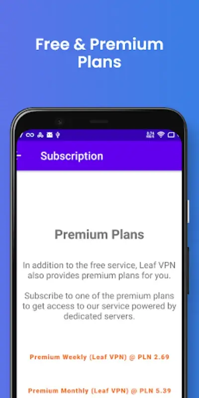 Screenshot Leaf VPN APK v1.39 - VPN Gratis, Cepat, dan Tanpa Iklan