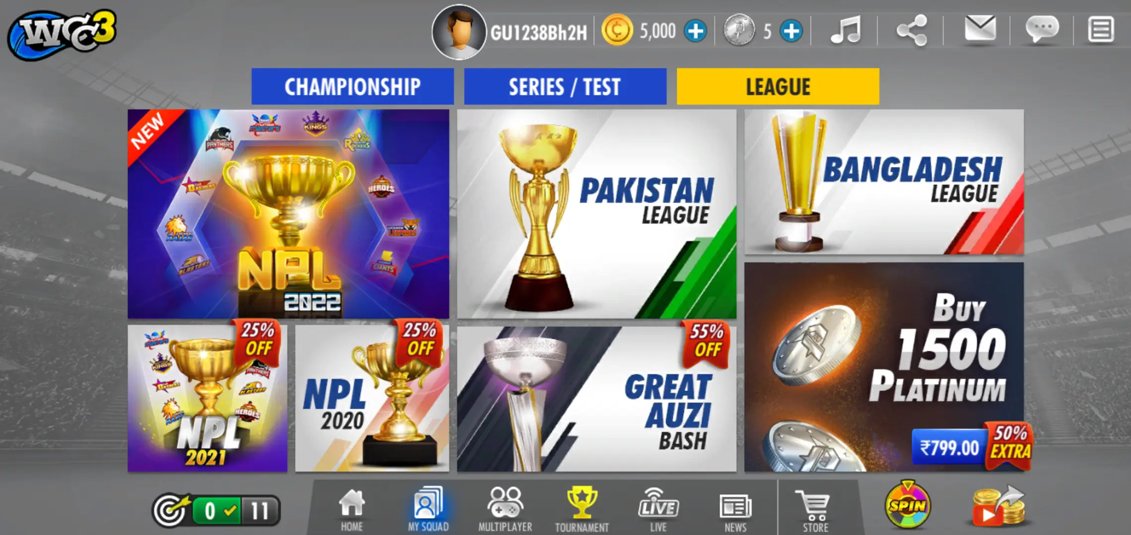 Screenshot World Cricket Championship 3 APK v3.2.5