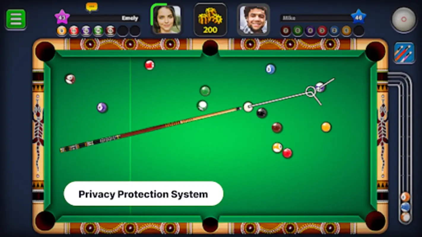 Screenshot Aim Tool for 8 Ball Pool APK
