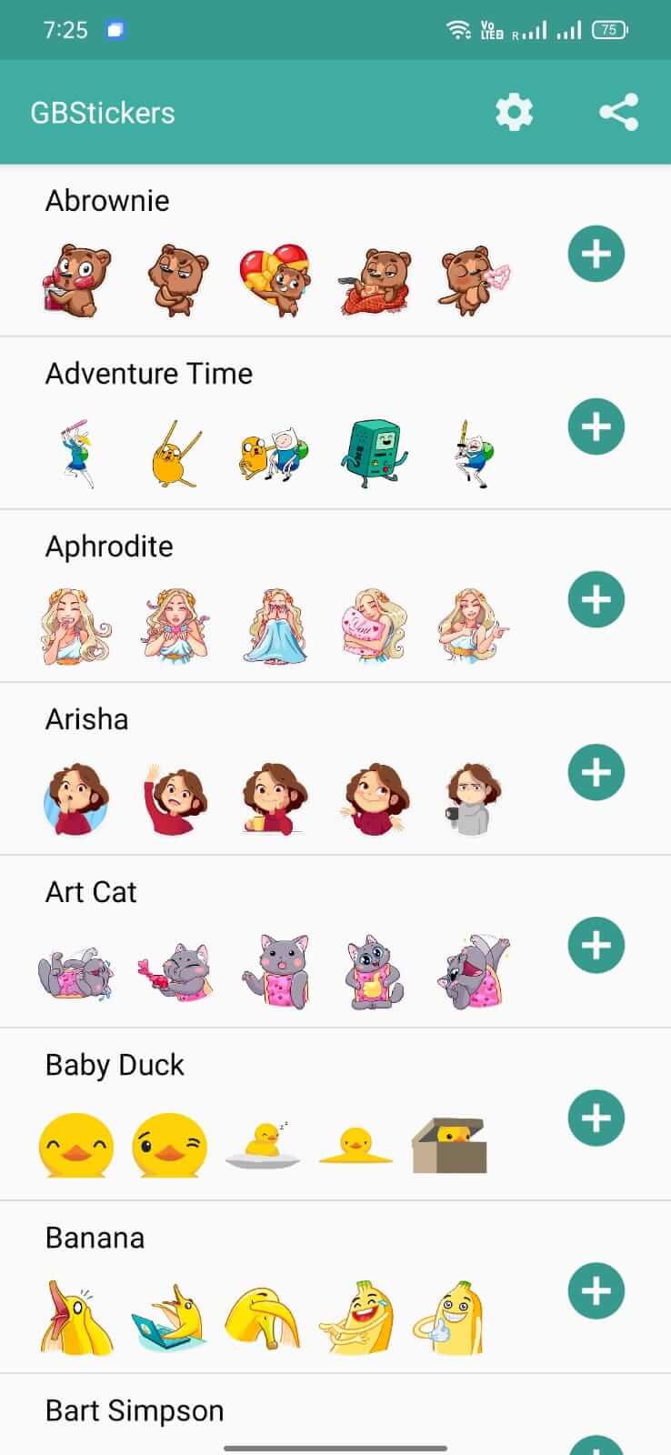 Screenshot GBStickers APK v2.00 untuk Android