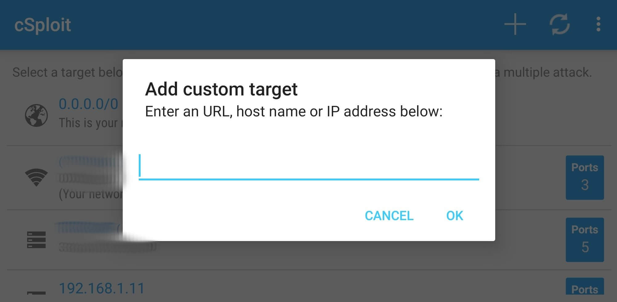 Screenshot cSploit APK