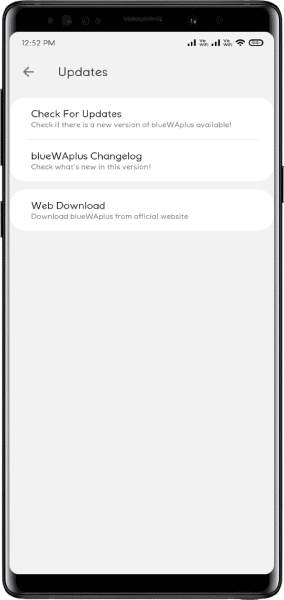 Screenshot WhatsApp Blue APK