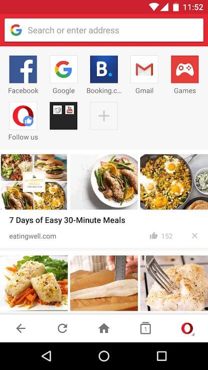 Screenshot Opera Mini APK