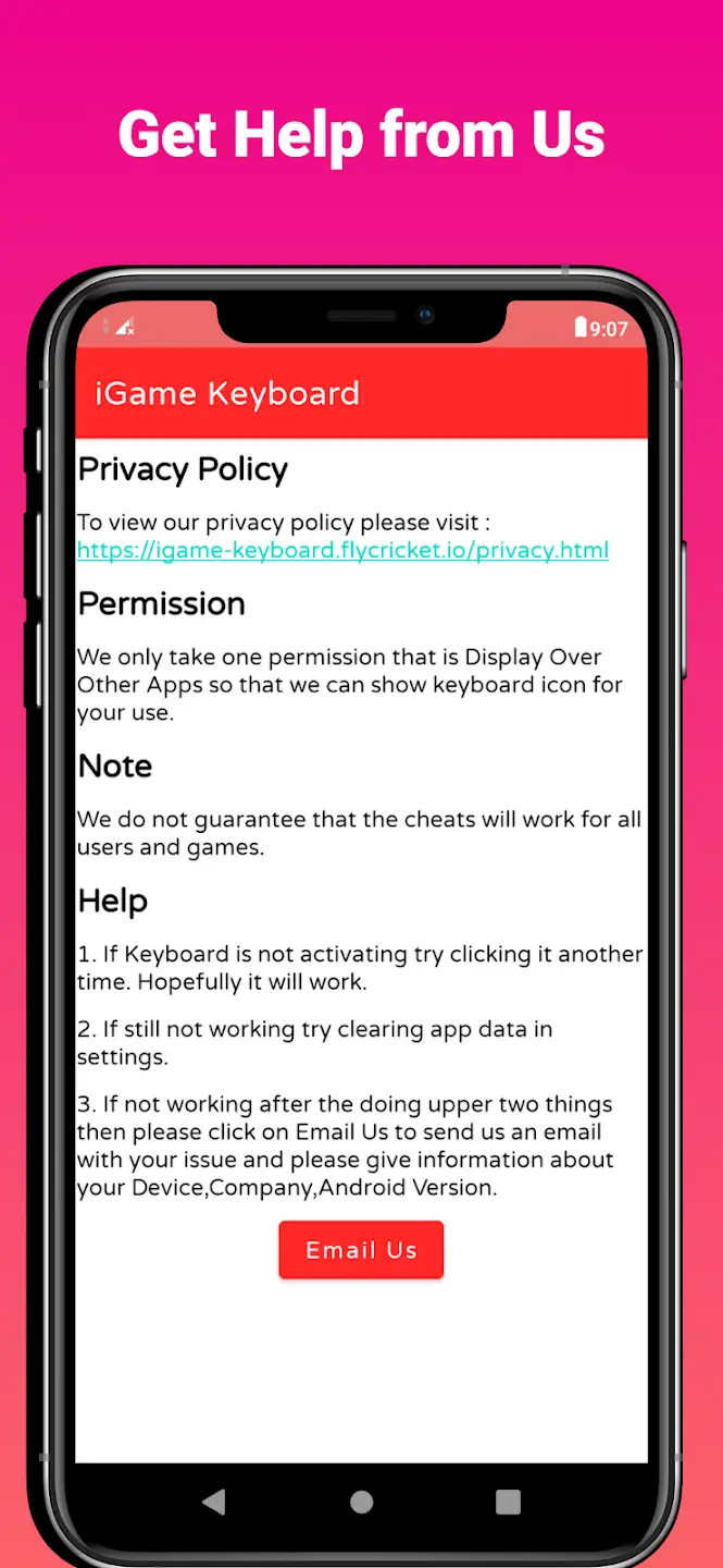 Screenshot iGame Keyboard APK v6.7 untuk Android