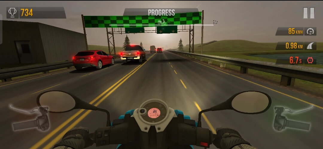 Screenshot Traffic Rider APK v2.11 untuk Android